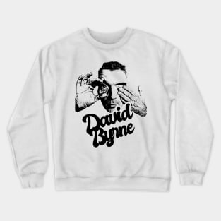 David Byrne Eye Hand 80s Style Classic Crewneck Sweatshirt